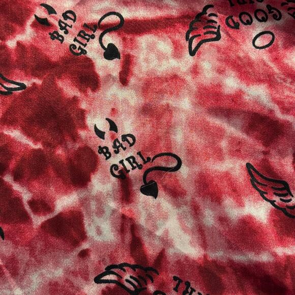 Jammilicious Nightgown Satin Coquette Cherry Y2K Baddie Button One Size Flawed - Picture 7 of 12